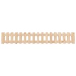 vidaXL Lit surélevé de jardin design de clôture 200x30x30cm pin massif
