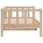 vidaXL Lit de jour sans matelas bois de pin massif 90x200 cm