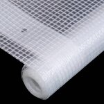 vidaXL Bâches Leno 2 Pièces 260 g/m² 4x15 m Blanc