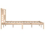 vidaXL Cadre de lit sans matelas bois massif de pin 200x200 cm