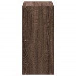 vidaXL Bibliothèque chêne marron 68 5x32x68 5 cm bois d'ingénierie