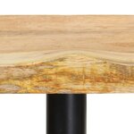 vidaXL Tabourets de bar lot de 2 76 cm bois de manguier massif