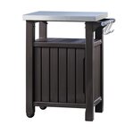 Keter table d'extérieur multifonctionnelle de barbecue unity l 228936
