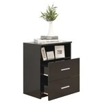 vidaXL Table de chevet Noir 50x32x60 cm