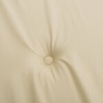 vidaXL Coussin de banc de jardin beige 150x50x4 cm tissu oxford