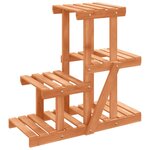 vidaXL Support à fleurs 58x25x51 cm bois massif de sapin