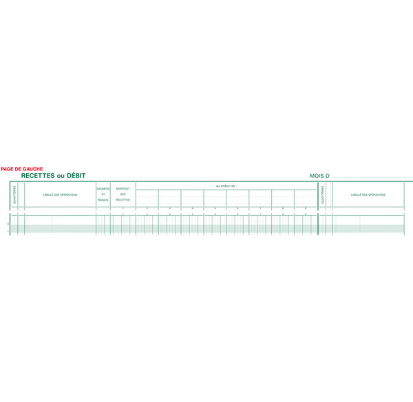 ournal 380x297mm 33 Lignes 80 Pages Caisse Banque Opérations Comptables 2 Libellés ... EXACOMPTA