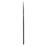 vidaXL Plaque de verre de cheminée Demi-rond 1200x500 mm