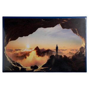 Sous-main Rigide Pvc Personnalisable Kreacover - 37 5x57 5 Cm - Bleu - X 10 - Exacompta