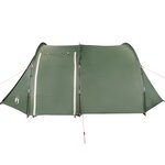 vidaXL Tente de camping tunnel 4 personnes vert imperméable