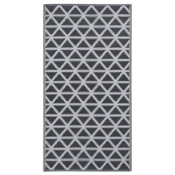 vidaXL Tapis d'extérieur Noir 190x290 cm PP