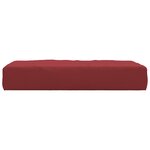 vidaXL Coussin de palette rouge bordeaux 60x60x8 cm tissu oxford