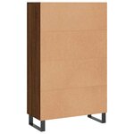 vidaXL Buffet haut chêne marron 69 5x31x115 cm bois d'ingénierie