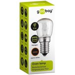 Lampe / Ampoule de four resistante a 300°C - E14 - 25W - 230V AC GOOBAY