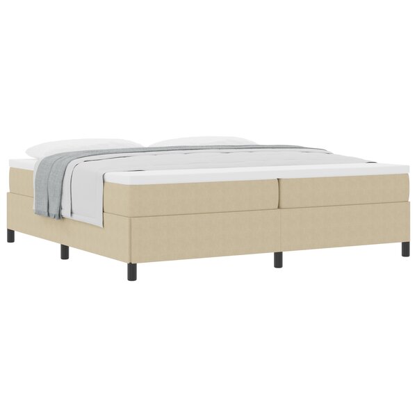 vidaXL Cadre de lit Vert clair Gris 200x200 cm Tissu en velours côtelé