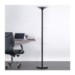 Lampadaire VARIAGLASS LED 22W Intégré H 180 cm Noir UNILUX