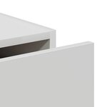 vidaXL Buffet Blanc 69 5x34x90 cm Bois d'ingénierie