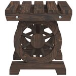 vidaXL Repose-pied de jardin 40x36 5x38 5 cm bois massif sapin