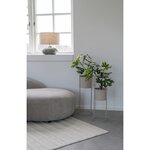 Lot de 2 supports de fleurs en acier sable