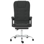 Fauteuil de massage inclinable de bureau informatique étude similicuir noir 02_0025413