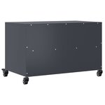 vidaXL Meuble TV anthracite 68x39x43 5 cm acier laminé à froid