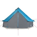 vidaXL Tente familiale tipi 8 personnes bleu imperméable
