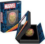Pièce de monnaie en Argent 5 Dollars g 62.2 (2 oz) Millésime 2024 IRON MAN HELMET