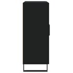 vidaXL Buffet noir 69 5x34x90 cm bois d'ingénierie