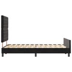 vidaXL Cadre de lit Noir 120x200 cm Velours