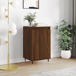 vidaXL Buffet chêne marron 40x35x70 cm bois d'ingénierie