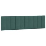 vidaXL Cadre de lit sans matelas vert foncé 180x200 cm velours