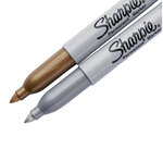 Sharpie marqueurs permanents   pointe fine   couleurs assorties   lot de 14