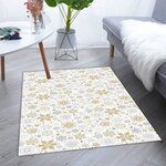 Tapis d'intérieur Noël 50 x 80 cm - Doré