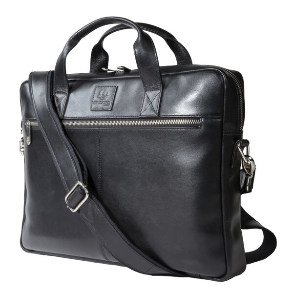 Exacompta Sac d'ordinateur portable Exactive Cuir véritable