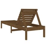 vidaXL Chaises longues lot de 2 199 5x60x74 cm bois massif de pin