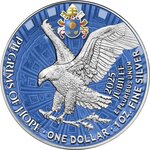 Pièce de monnaie en Argent 1 Dollar g 31.1 (1 oz) Millésime 2024 Jubilee 2025 PILGRIMS OF HOPE