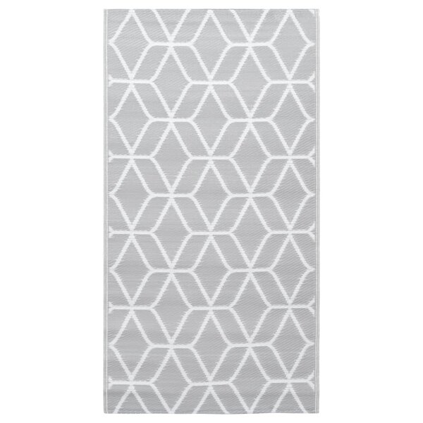 vidaXL Tapis d'extérieur Gris 160x230 cm PP