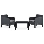 Salon de jardin meuble d'extérieur ensemble de mobilier 3 pièces avec coussins pp rotin anthracite 02_0015988
