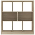 vidaXL Bibliothèque Chêne sonoma 97 5x29 5x100 cm Bois d'ingénierie