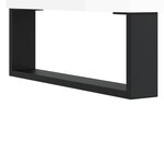vidaXL Buffet Blanc brillant 69 5x34x90 cm Bois d'ingénierie