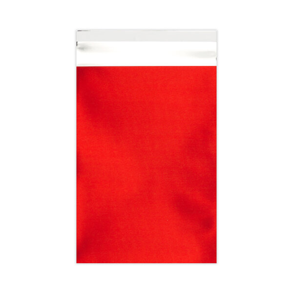 Lot de 100 sachet alu mat rouge 162x114 mm (c6)