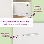 vidaXL Bibliothèque Blanc 40x35x180 cm Bois d'ingénierie