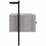 vidaXL Meuble TV mural sonoma gris 60 5x30x51 cm bois d'ingénierie