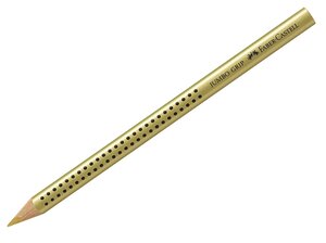 Crayon de Couleur JUMBO GRIP Mine 3,8 mm Triangulaire Or FABER-CASTELL