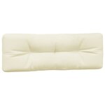 vidaXL Coussins de palette lot de 5 crème tissu