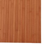 vidaXL Tapis rectangulaire marron 80x500 cm bambou