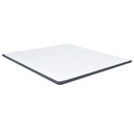 vidaXL Sommier à lattes de lit Gris foncé Tissu 180x200 cm