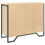 vidaXL Buffet chêne sonoma 91x35 5x74 5 cm bois d'ingénierie