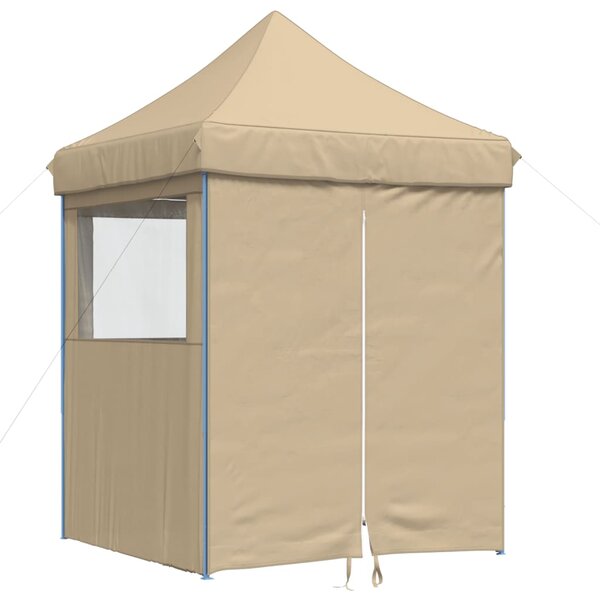 vidaXL Tente de réception pliable escamotable avec 4 parois latérales