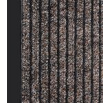 vidaXL Paillasson rayé Beige 60x80 cm